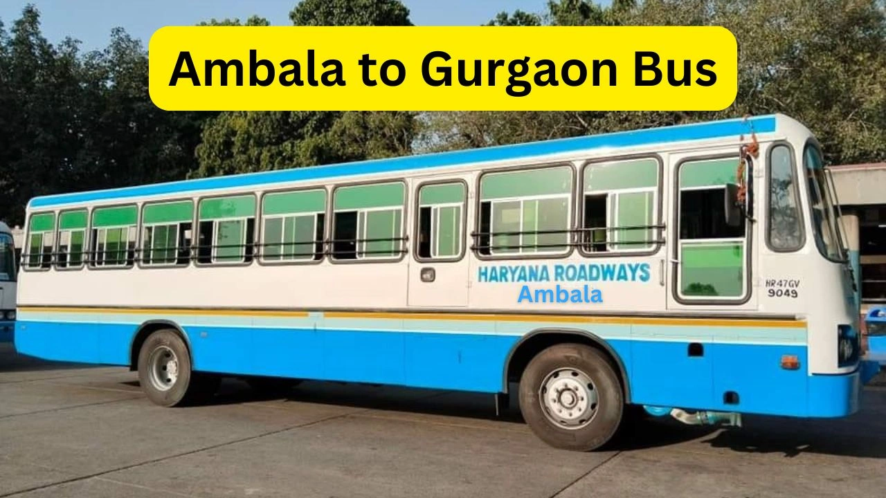 Ambala to Gurgaon Bus Haryana Roadways Time Table 2025
